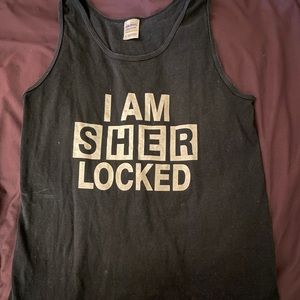I AM SHERLOCKED Tank Top from BBC’s Sherlock